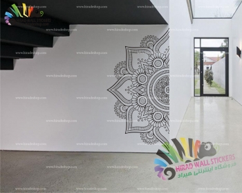 استیکر طرح ماندالا شمسه  mandala wall stickers کد h1494