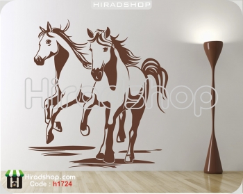 استیکر و برچسب دیواری اسب horse wall sticker کد h1724