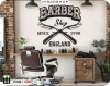 استیکر آرایشگاه مردانه قیچی barber shop wallstickers کد h2287