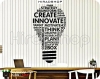 استیکر اداری خلاقیت motivational wallstickers کد h2641