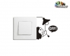 برچسب کلید و پریزSwitches and Sockets wallstickers کد h2038