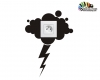 برچسب کلید و پریز رعد و برق thunder,lightning wallstickersکد h2151