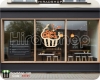 استیکر شیرینی فروشی confictionary wallstickers کد h1741