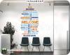 استیکر خوش امدید به زبان های مختلف welcome wallstickers کد  h3383