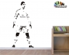 استیکر دیواری کریستین رونالدو cristian ronaldo wallstickers کد h085