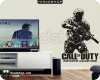 استیکر و برچسب دیواری گیم نت و بازی کالاف دیوتیGame and call of Duty wallstickers  کد h1920