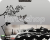 استیکر و برچسب دیواری درخت و شاخه و گل و پرندهtree,branch,flower,birds wallstickers کد h1865