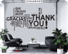 استیکر تشکر به زبان های مختلف دنیا thank you wallstickers کد h3107