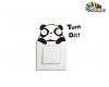 استیکر کلید و پریزپاندا  panda wallstickersکد h2186