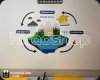 استیکر و برچسب دیواری کودک،آموزشگاه انگلیسی چرخه آب water cycle کد h3095
