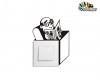 برچسب و استیکر کلید و پریز مرد روزنامه خوان Switches and Sockets wallstickers کد h2069