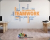 استیکر و برچسب دیواری انگیزشی و اداری موفقیت team work کد h2626