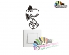 استیکر کلید پریز اسنوپیSwitches and Sockets wallstickers کد h2290