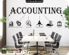 استیکر اداری انگیزشی حسابداری accounting wallstickers کد h3396