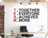 استیکر اداری کار گروهی  team work wallstickersکد h2630