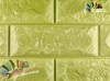 دیوارپوش فومی پشت چسبدار طرح آجر سبز کد FB-Green