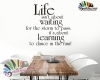استیکر و برچسب دیواری اداری متن انگیزشی انگلیسی زندگی life wall stickers کد h1631