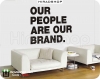 استیکر اداری  مردم ما برند ما motivational wallstickers کد h2607