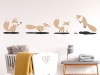 استیکر اتاق کودک روباه ها foxes wallstickers  کد h1735