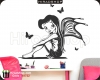 استیکر دخترانه فرشته بالدار girlish wallstickers کد h1732