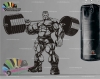 استیکر و برچسب دیواری باشگاه بدنسازی مرد بدنسازbodybuilding wallstickers کدh2365