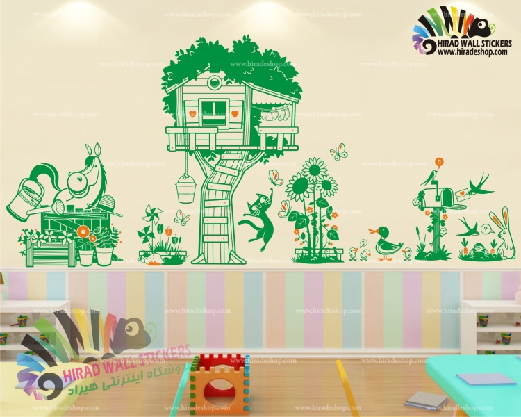 استیکر و برچسب دیواری اتاق کودک حیوانات مزرعه ، farm animals کد h 1361 استیکر و برچسب دیواری اتاق کودک حیوانات مزرعه ، farm animals کد h 1361