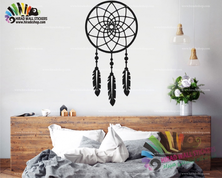 استیکر دیواری علائم و نشانه‌ها دریم کچر Dreamcatcher Wallstickers کد h1248