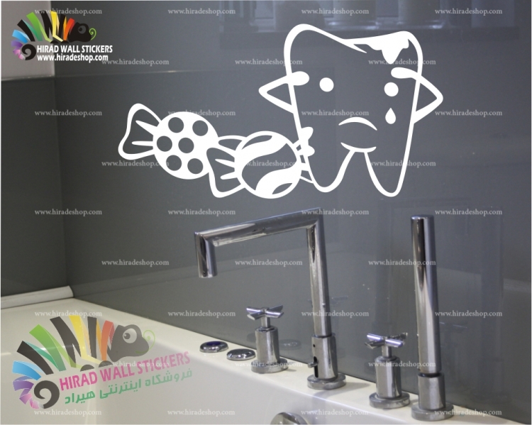 استیکر دندان ، دندان پزشکی tooth wall stickers  کدh772