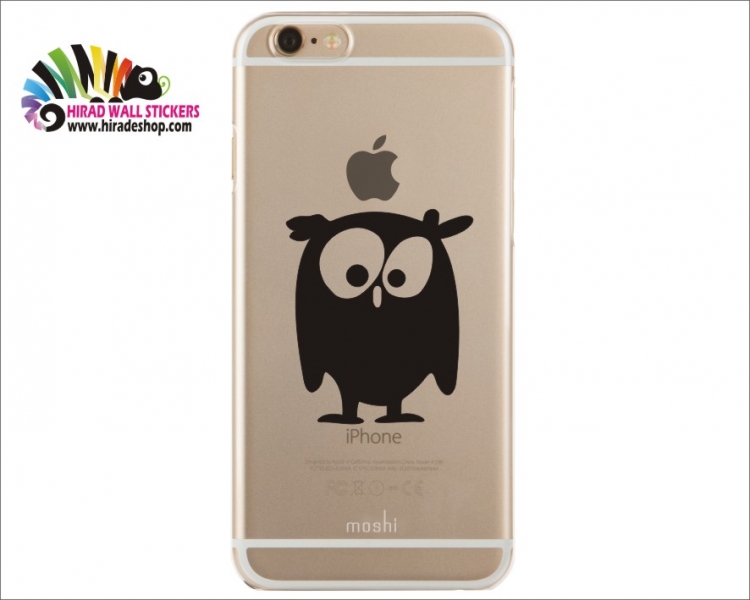 استیکر و برچسب موبایل جغد Mobile wallstickersکد h2450