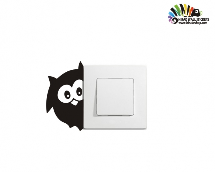 استیکر کلید و پریز دالی جغد  Switches and Sockets wallstickersکد h2260