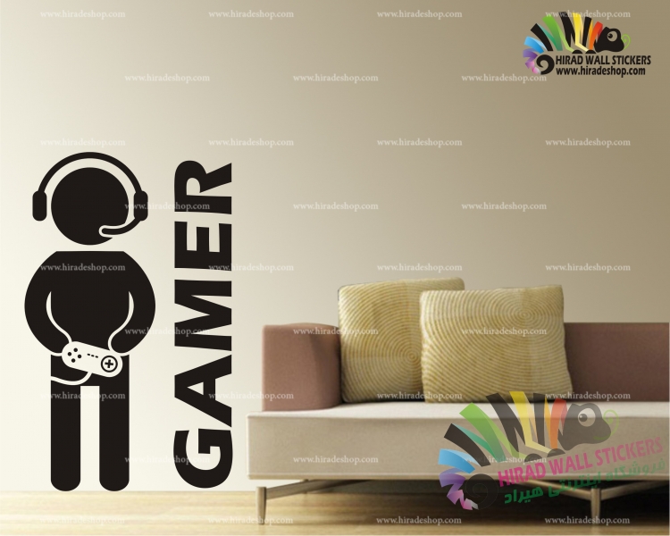 استیکر گیمر gamer کدh648 استیکر گیمر gamer کدh648