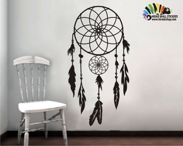 استیکر و برچسب دیواری دریم کچر dream catcher wall stickers  کد h400