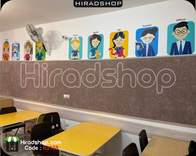 استیکر مشاغل به انگلیسی jobs wallstickers کد h3138