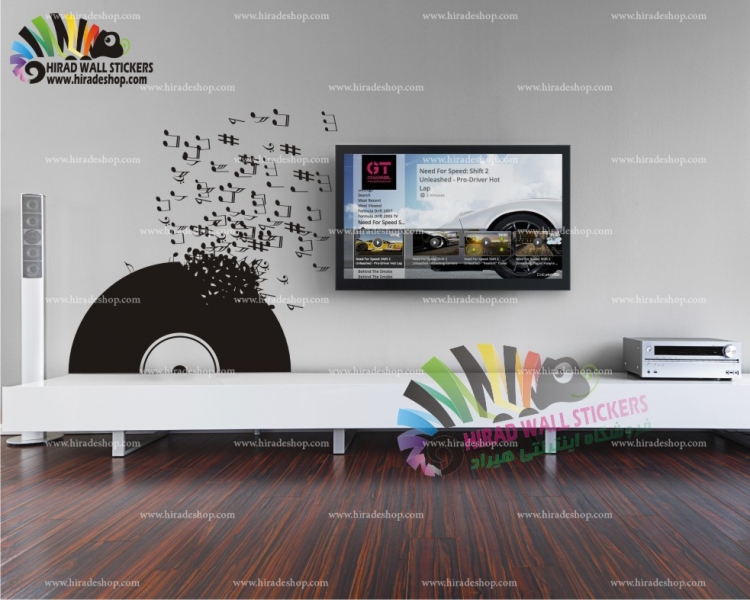 استیکر نوار نت ها و موسیقی کد h568 استیکر نوار نت ها و موسیقی کد h568