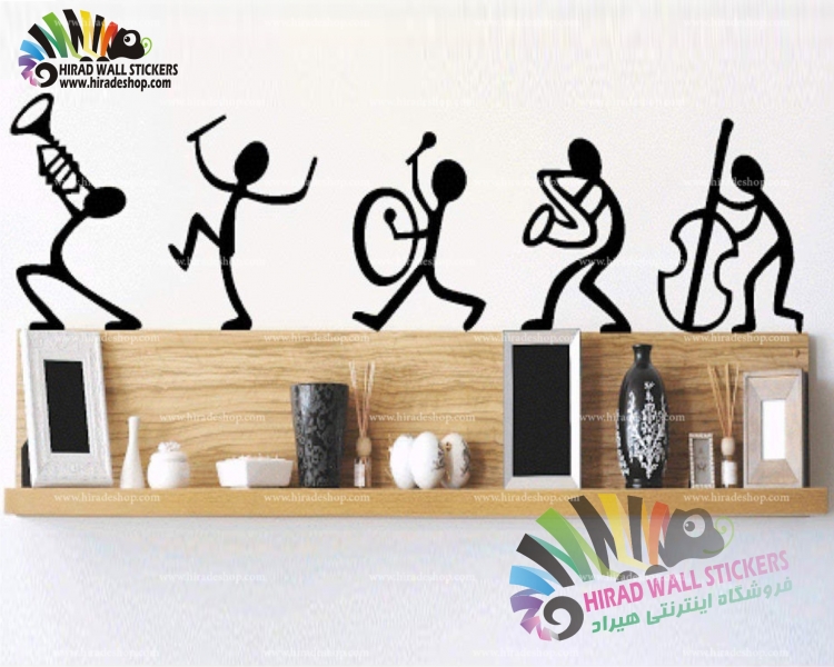 استیکر و برچسب دیواری نت و موزیک ارکستر موسیقی Music Orchestra Wallstickers کد h1174 استیکر و برچسب دیواری نت و موزیک ارکستر موسیقی Music Orchestra Wallstickers کد h1174