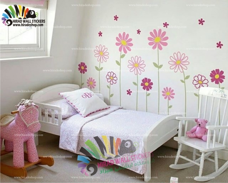 استیکر و برچسب دیواری گل ها Flowers Home Paint Designs کد h975 استیکر و برچسب دیواری گل ها Flowers Home Paint Designs کد h975