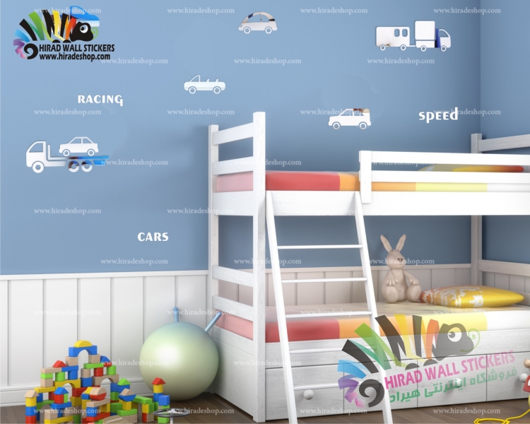 آینه اتاق کودک ماشین ها کد hpa087