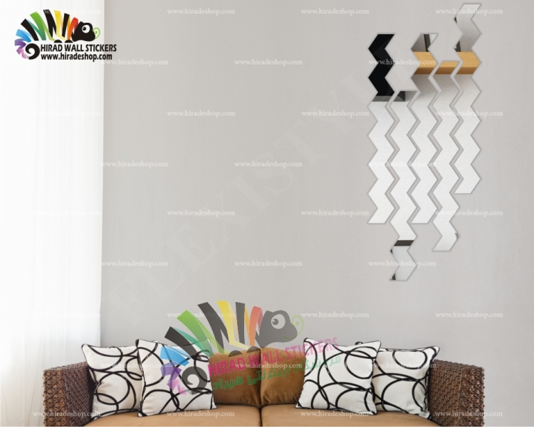 آینه دکوراتیو طرح زیگزاگ کد hpa070 آینه دکوراتیو طرح زیگزاگ کد hpa070