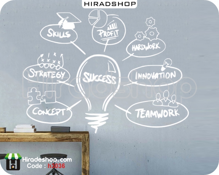 استیکر دیواری اداری انگیزشی موفقیت motivational wallstickers کد h3036 استیکر دیواری اداری انگیزشی موفقیت motivational wallstickers کد h3036