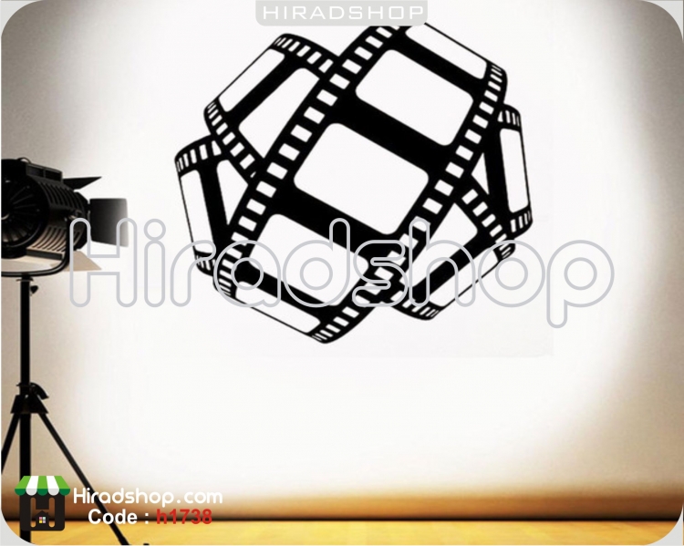 استیکر و برچسب دیواری دکورایتو movie کد h1738 استیکر و برچسب دیواری دکورایتو movie کد h1738