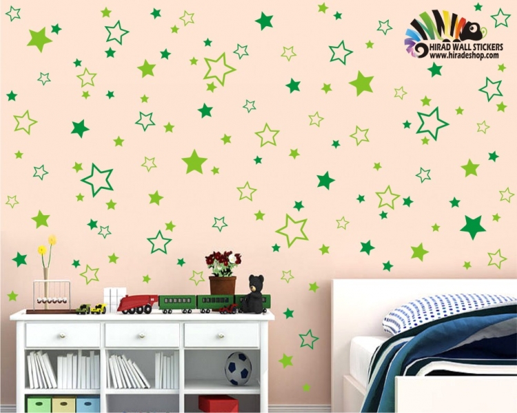 استیکر ستاره اتاق کودک star wallstickers کد h431