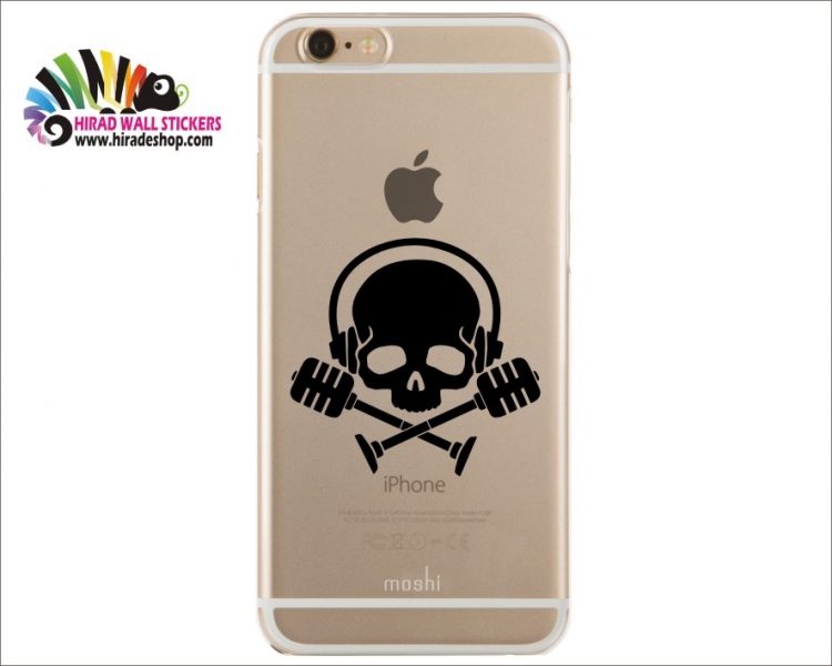 استیکر موبایل اسکلت Mobile stickersکد h2523