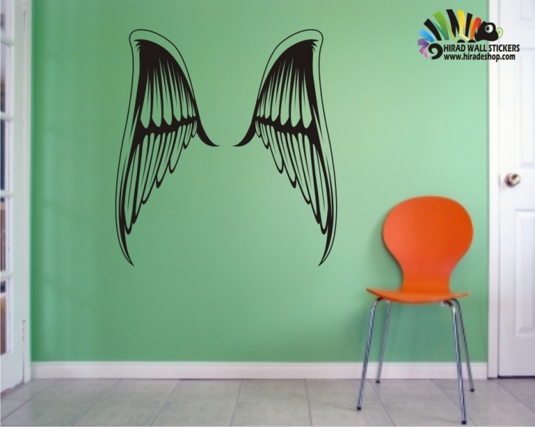 استیکر و برچسب دیواری بال فرشته کد h291 استیکر و برچسب دیواری بال فرشته کد h291