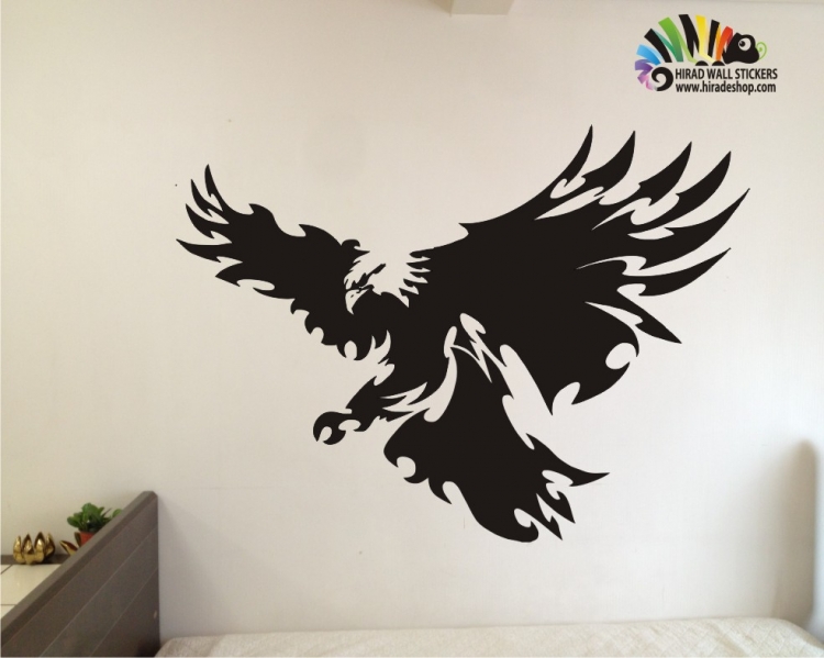  استیکر و برچسب دیواری عقاب eagle wall stickers کد h413