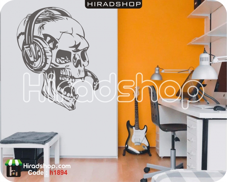 استیکر و برچسب دیواری اسکلت skeleton wallstickers کد h1894 استیکر و برچسب دیواری اسکلت skeleton wallstickers کد h1894