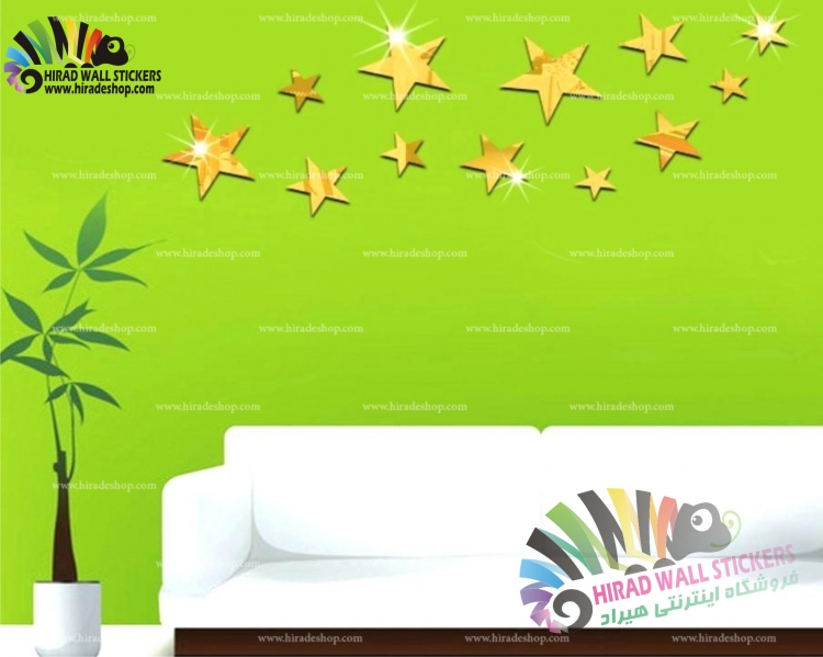 آینه دکوراتیو پک ستاره کد hpa078