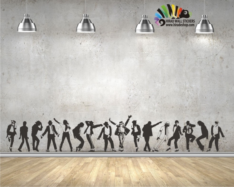 استیکر و برچسب دیواری رقص مایکل جکسون micheal jackson wall stickers کد h110 استیکر و برچسب دیواری رقص مایکل جکسون micheal jackson wall stickers کد h110