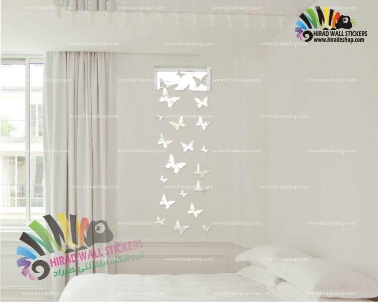 آینه دکوراتیو پرده پروانه کد hpa043