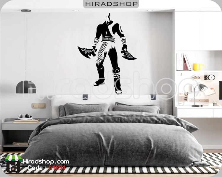 استیکر و برچسب دیواری گیمینگ و جگجو gaming , warior wallsticker کد h1891 استیکر و برچسب دیواری گیمینگ و جگجو gaming , warior wallsticker کد h1891