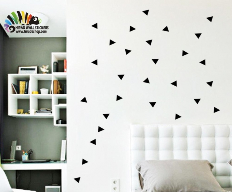 استیکر طرح مثلث triangle wall sticker کد h425